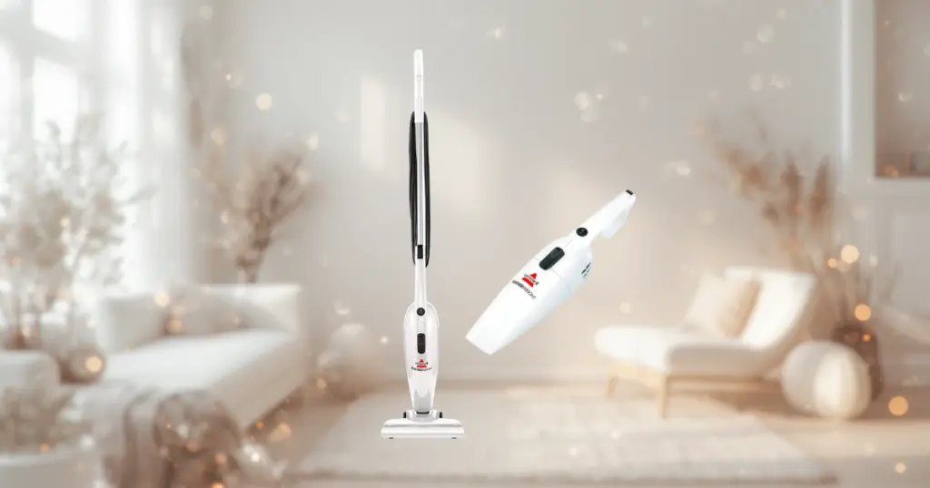 Bissell - Stick Vacuum - Featherweight White