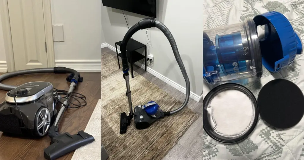Eureka Bagless Canister Vacuum for Carpets